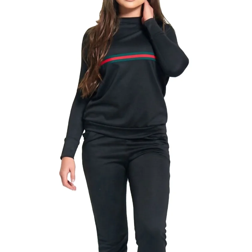 Good Price Blank Jogging Women Track Suits New Product Fitness Wear Long Sleeve Comfortable Women 2 Piece Track Suit