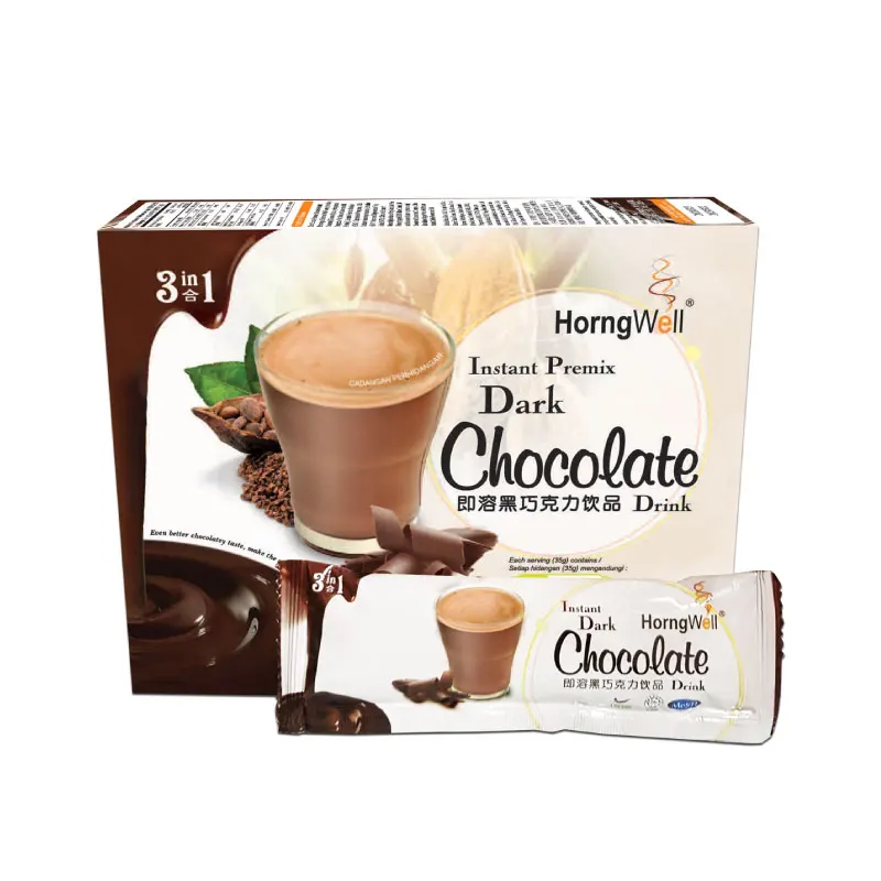 3 In 1 Instant Dark chocolate Malt Energy Drinks