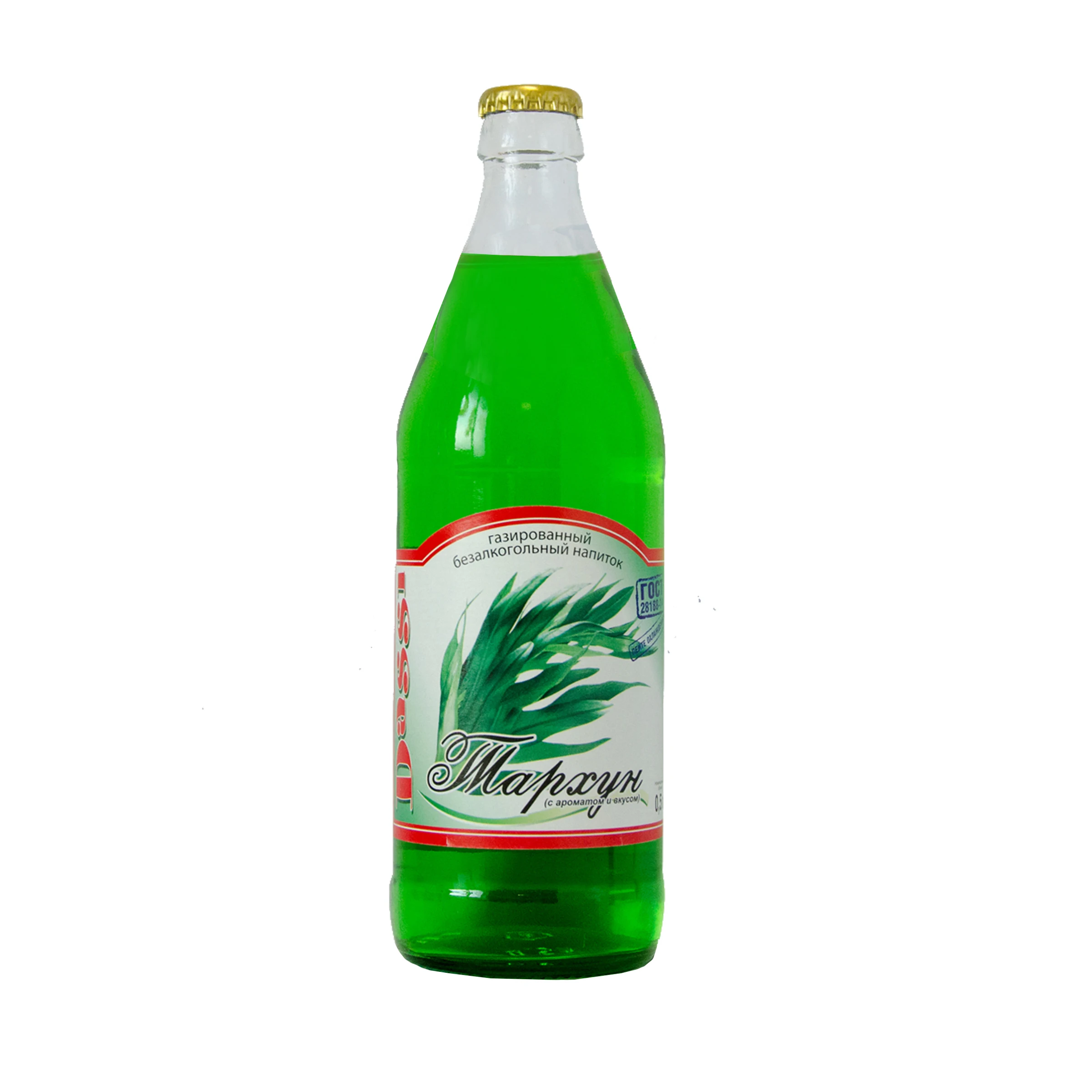 
Quality sparkling sugar free soft drink 500ml Tarragon flavour, drink bottle 