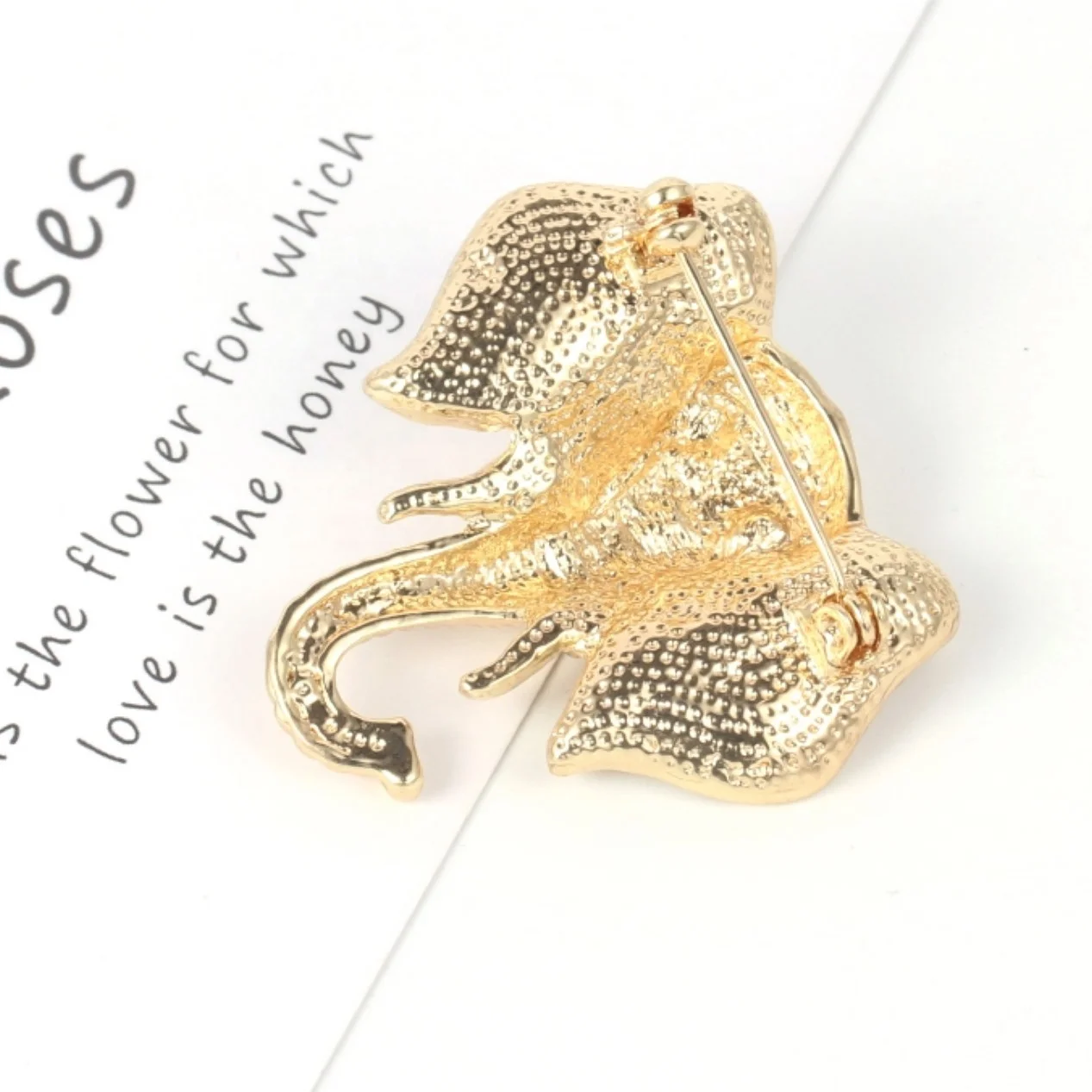 Bohemian Thai Crystal Elephant