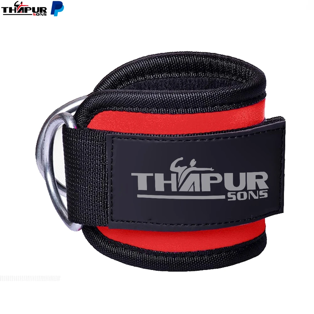 Custom Gym Ankle Strap 6 Weight Lifting PVC Rubber Logo / Woven Logo or Customized PK Sport Safety Sport Ankle Winter Unisex EVA
