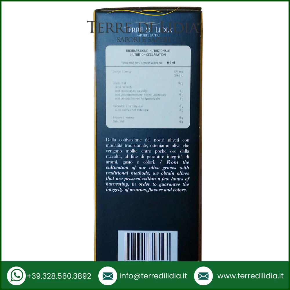 Private Label OEM Extra Virgin Olive Oil Bag in box Spineto 5 L