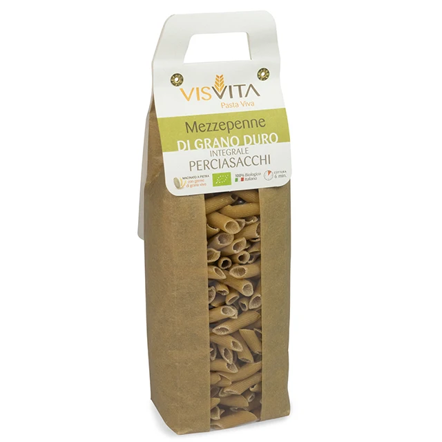 
High Quality Ancient Wheat Grain Durum Italian Small Penne Pasta 500g 