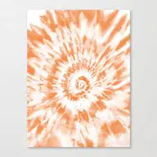 Оранжевый и белый узор Размер 2XL высокое качество тонкая трикотажная футболка унисекс для взрослых вязаный галстук краситель