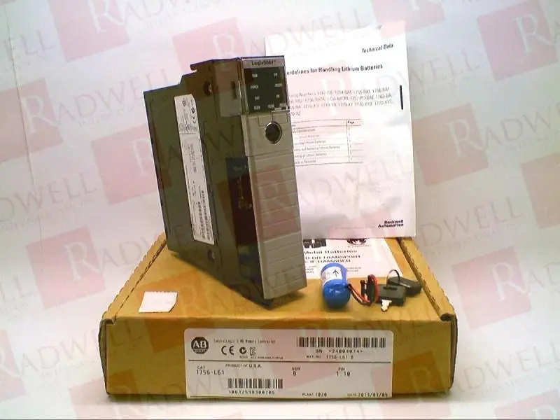 Allen Bradley 1756-L61 Used Tested Cleaned Control Logix 2 MB Programmable Automation Controller Industrial PLCs