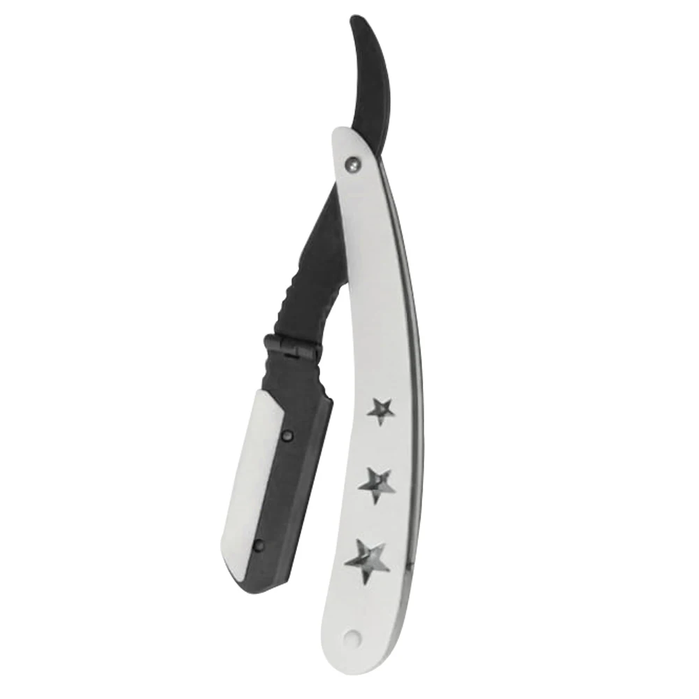 Professional Fashionable Manual Folding Knife Barber Straight Shaving Razor Single Edge Hair Shaper Barber Razor
