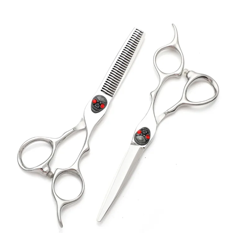 New Customized Colors and Styles Right-handed Scissors Salon Hair Scissors Professional Barber Scissors Stainless Steel Straight
