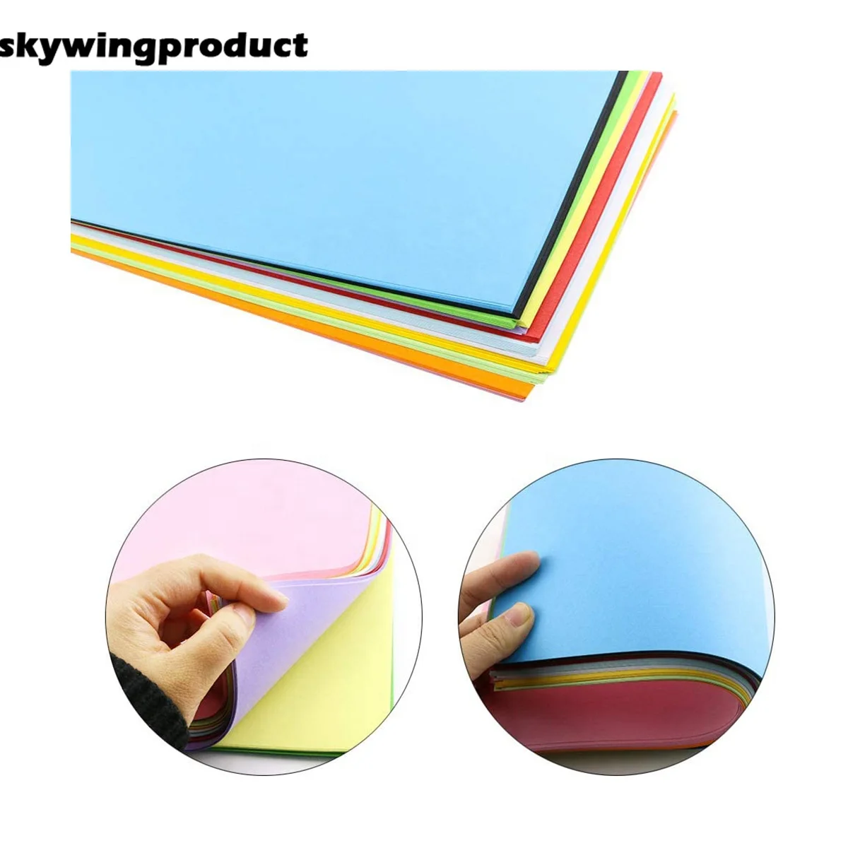 Skywingproduct Shanghai Lehui 120 Pack Colored A4 paper Craft Decorating  Paper