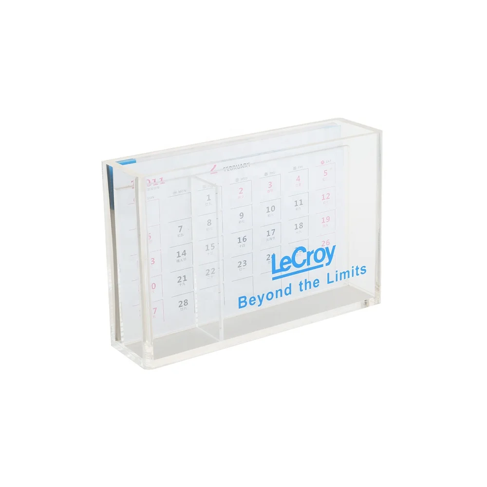 Custom Desk Acrylic Calendar