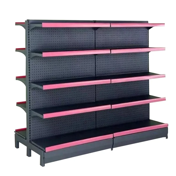 
Square-tube back-webbing metal supermarket shelf/equipment 