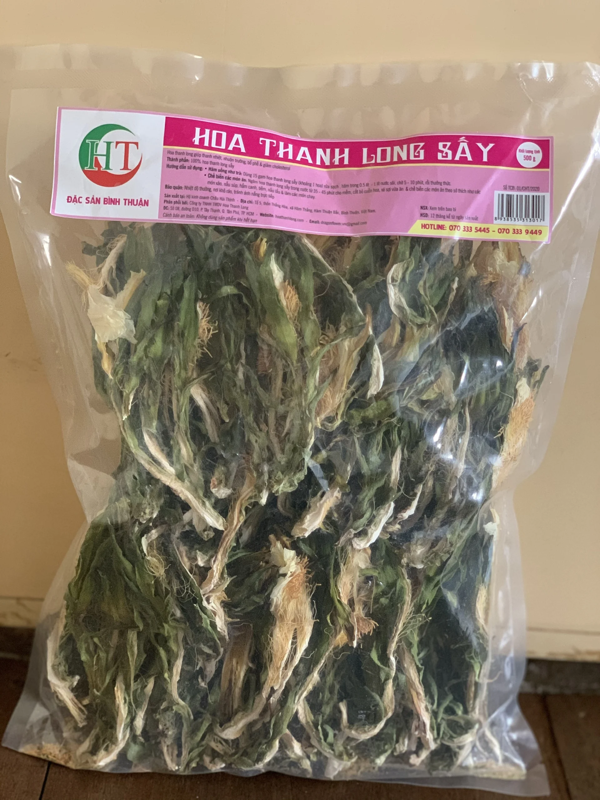 Vietnam dried pitaya/ dried dragon fruit flower export use to do herbal tea