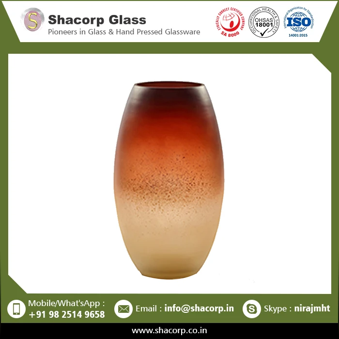 Wholesale Home Decoration Glass Flower Glass Vase At Affordable Price