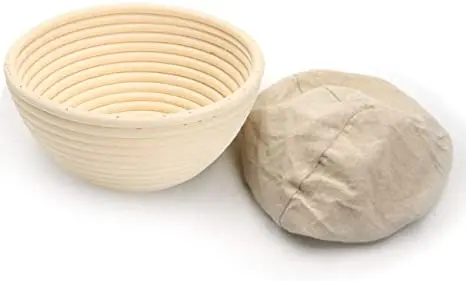 Round Bread Proofing Basket 9 Inch Natural Rattan Dough Bowl Bread Bread Proofing Basket Proofing Basket