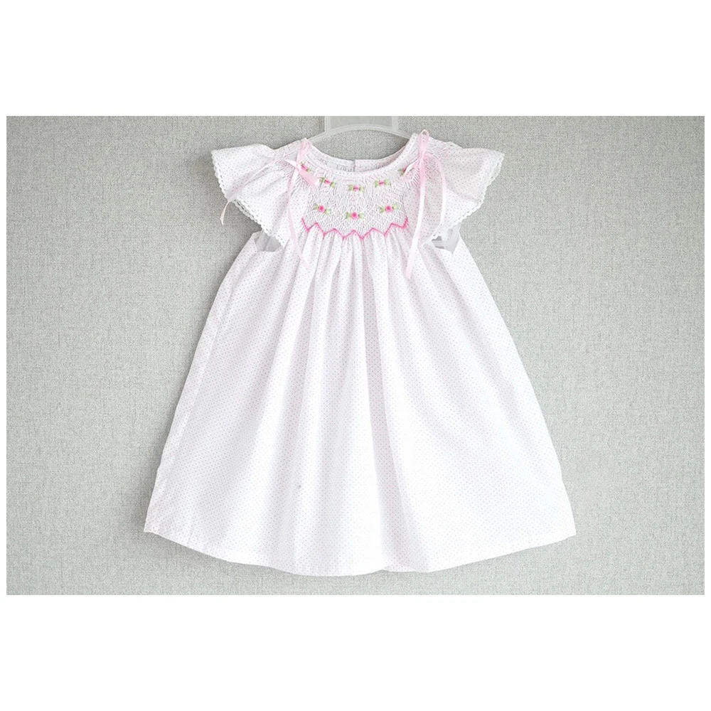 Little Girls Vintage Dresses 2 To 7 Years Smocked Dress Girl For Special Occasions From Manufacturer Vietnam