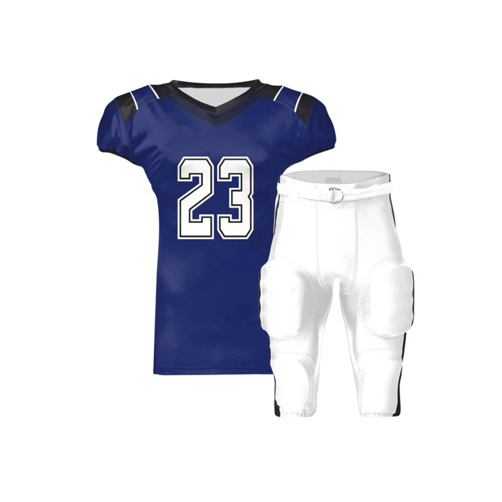 Professional American Football Uniform Team Name & Number Sublimated