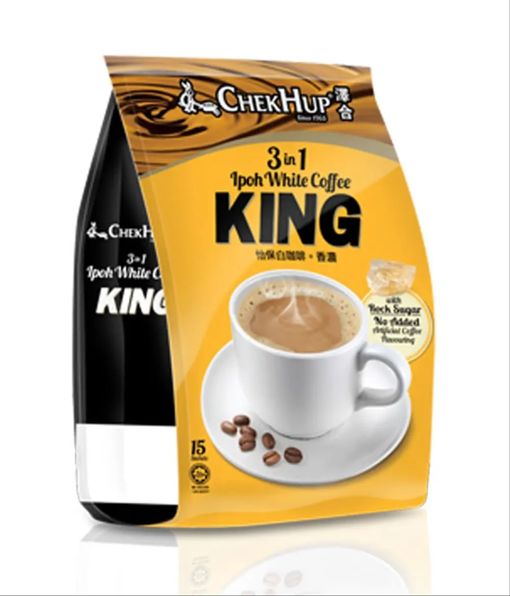 Chek Hup Instant 3 in 1 Ipoh White Coffee KING - 40g x 12s