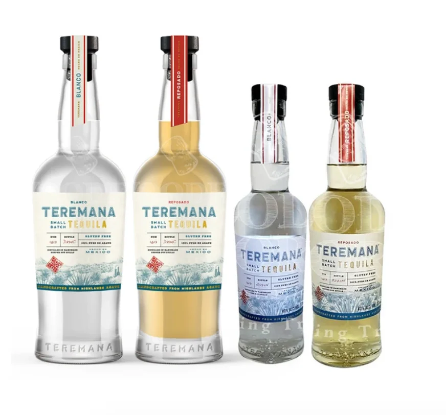 Золотая текила цена 1 л упаковка для бутылок белая бутылка Агава оптовая продажа