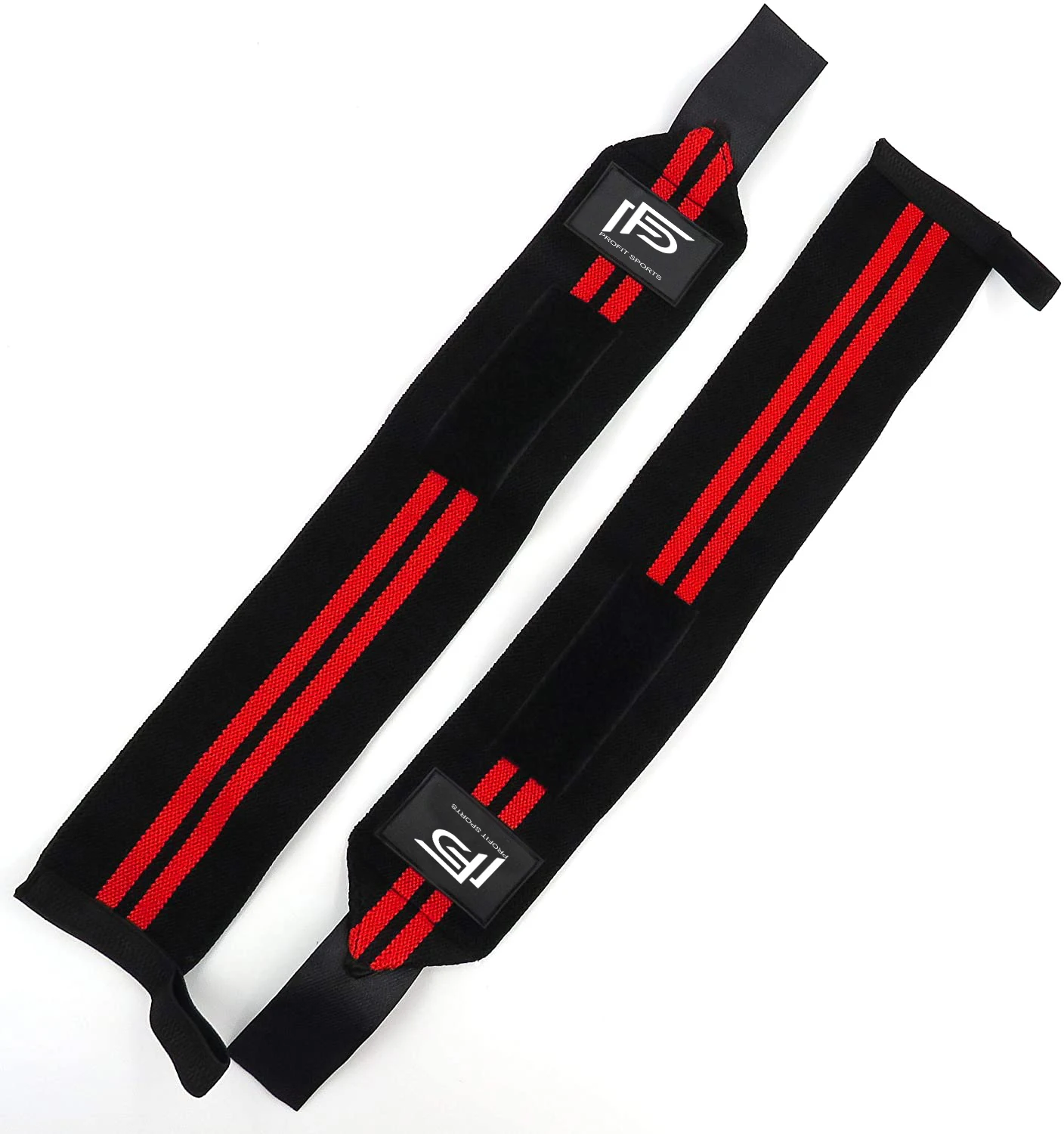 Hot Selling Best Value Gym Weightlifting Wristband Hand Wraps for Strength & Fitness Red And Black Wrist Support and Band