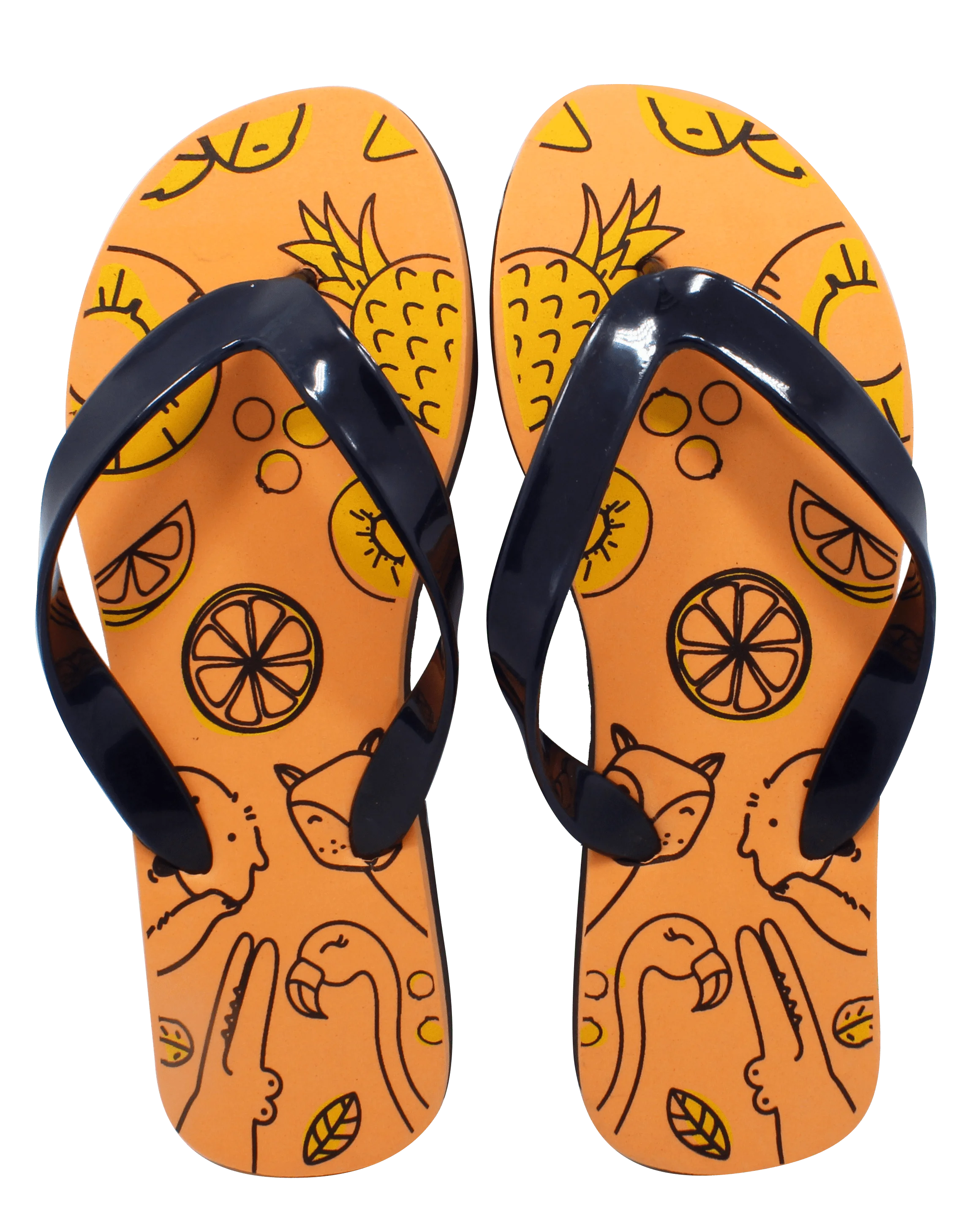 Colorful flat shoes women slippers wholesale women slippers and shoes slippers women shoes 2021 L0737 Orange/Black