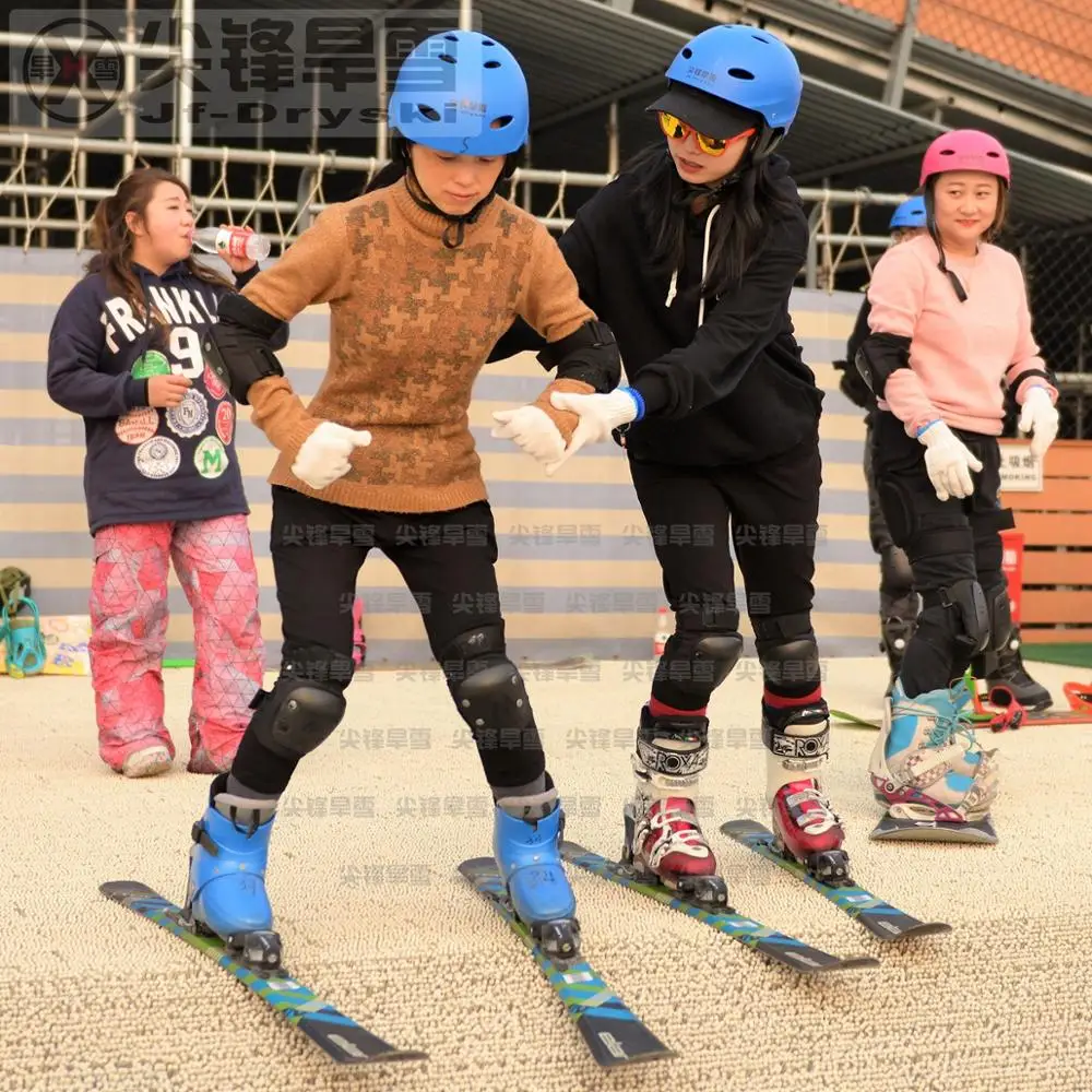 1215h6 JF dry ski needle mushroom dry ski mat us for dry slope artificial snow slope and work with dendix snowflex neveplast