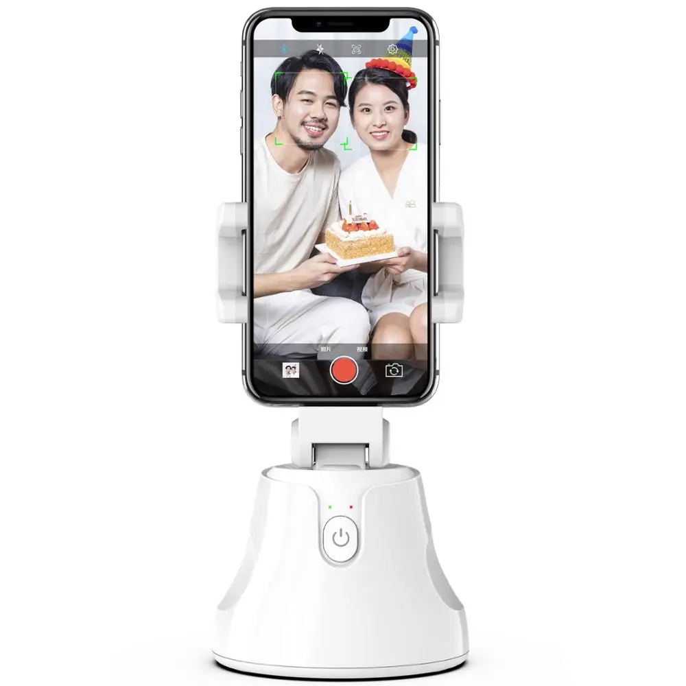 
Smart auto tracking smart shooting phone holder selfie sticks Mount 360 Rotation Auto Face Tracking Object Tracking vlog Camera 