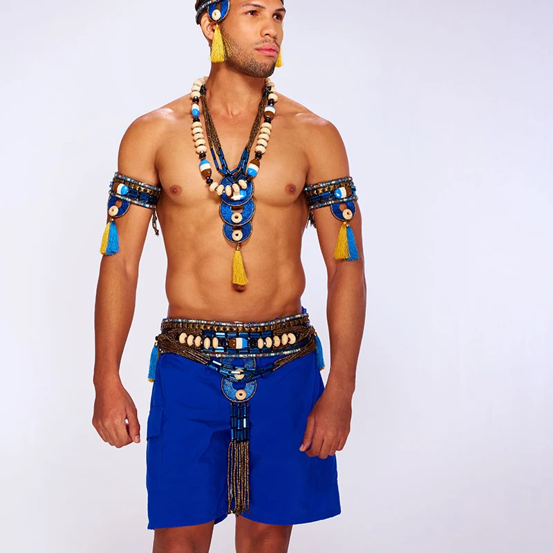 
Handmade Customized Carnival Costumes Male Wear Samb Costume Western Wear Costume 