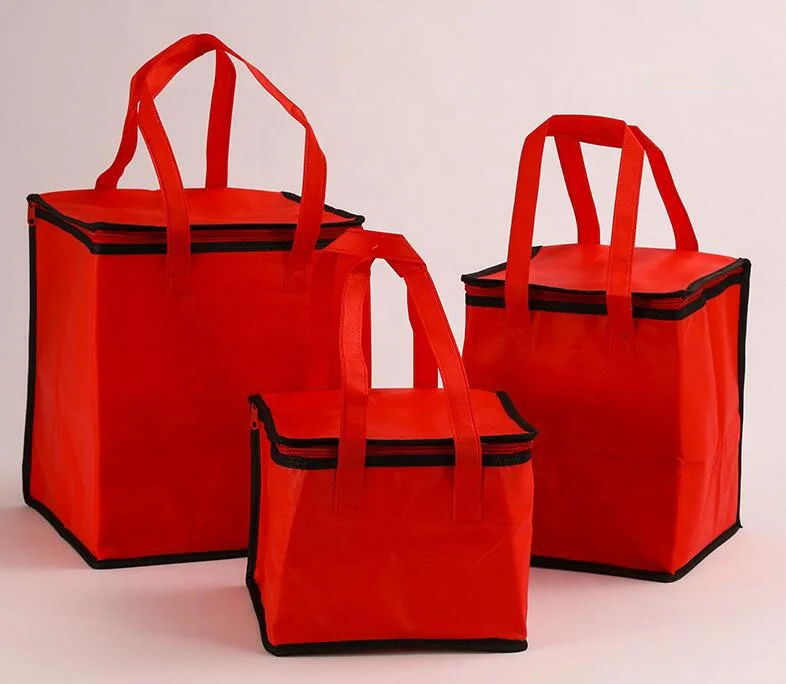 Vietnam Custom Logo Aluminium Foil Foldable Insulated Non Woven Cooler Bag