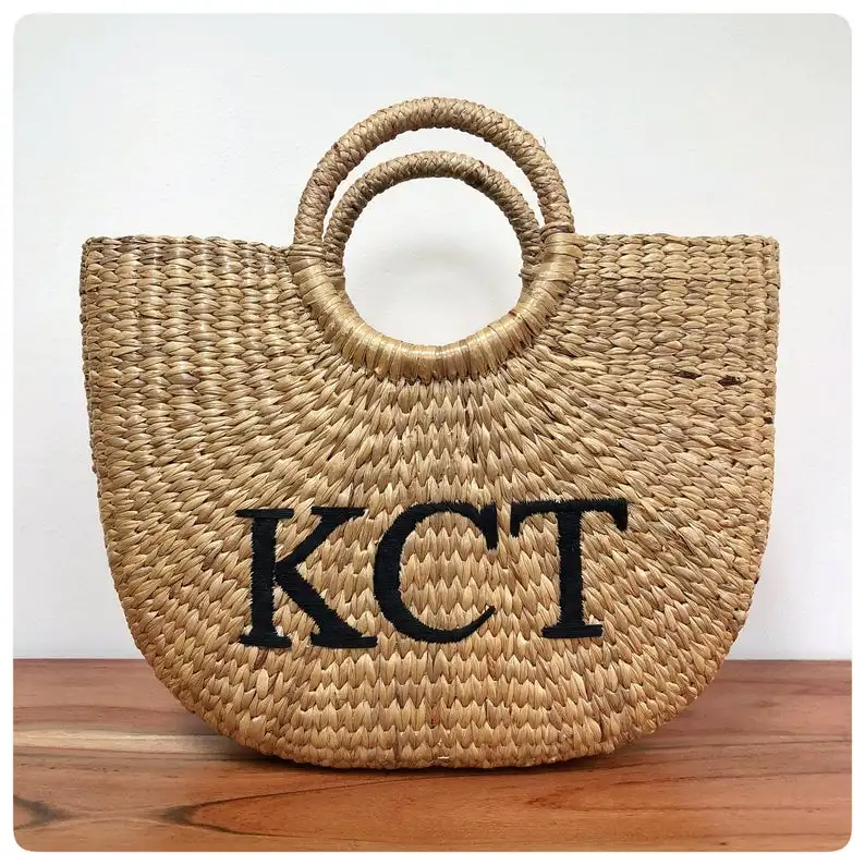 Wholesale Vietnam Bamboo Water Hyacinth Women Bags Ladies Hand Bags