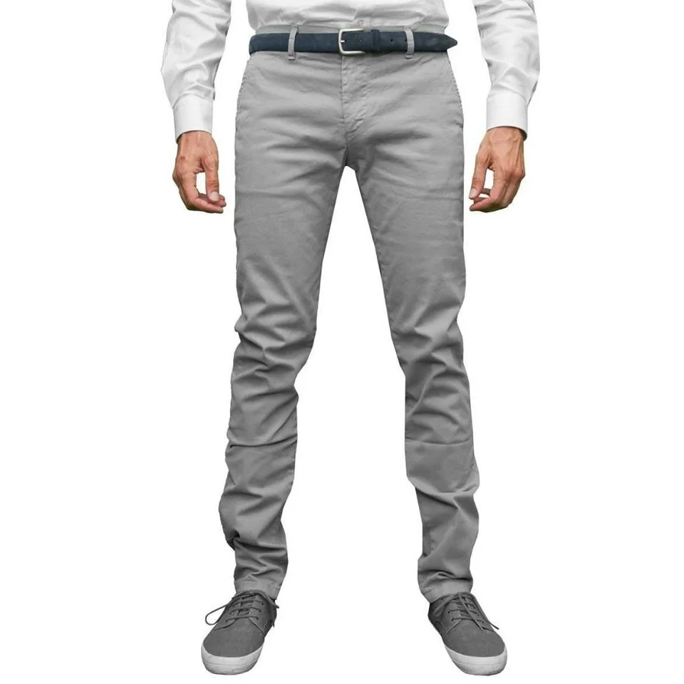 Wholesale Price High Quality Solid Straight Skinny Slim Fit Plain Formal Chino Trousers Pant For Men From Bangladesh