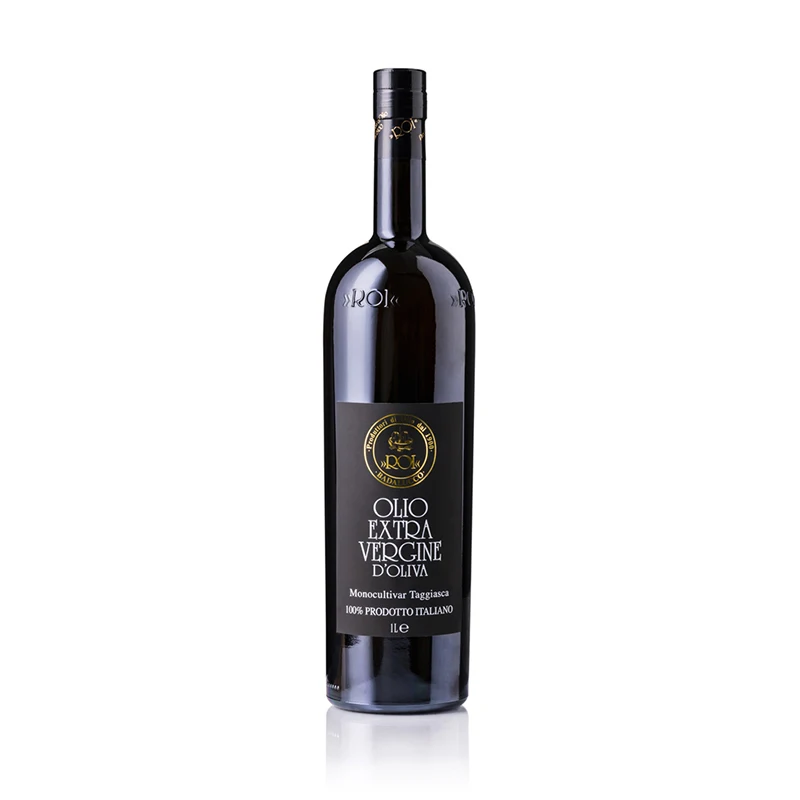 
High Quality Italian Extra Virgin Olive Oil Monocultivar Taggiasca 1 Liter Bottle 