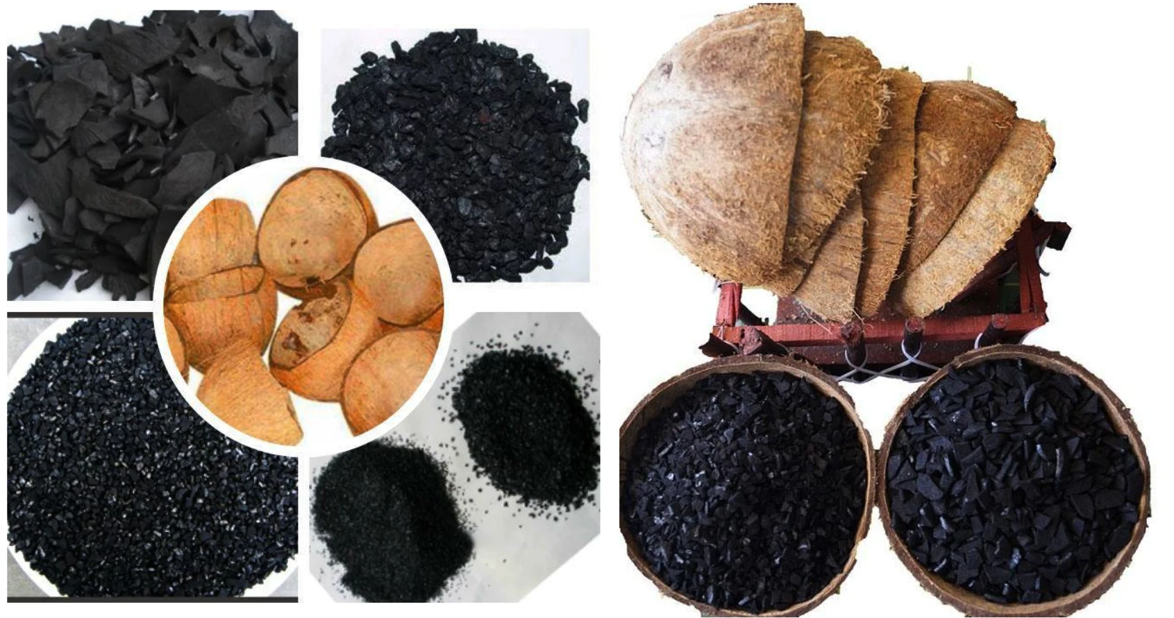 Wholesale bulk with good price Coconut Shell making charcoal  from Vietnam