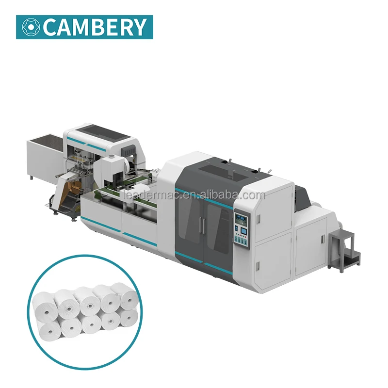 Hot Selling Fully Automatic Thermal Paper Rolls Slitting Rewinding Production Line