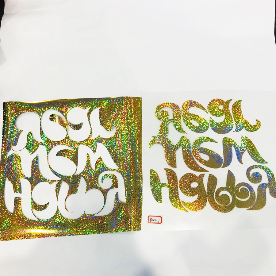 
Easy weed PET laser heat transfer paper vinyl cricut vinyl sheets 