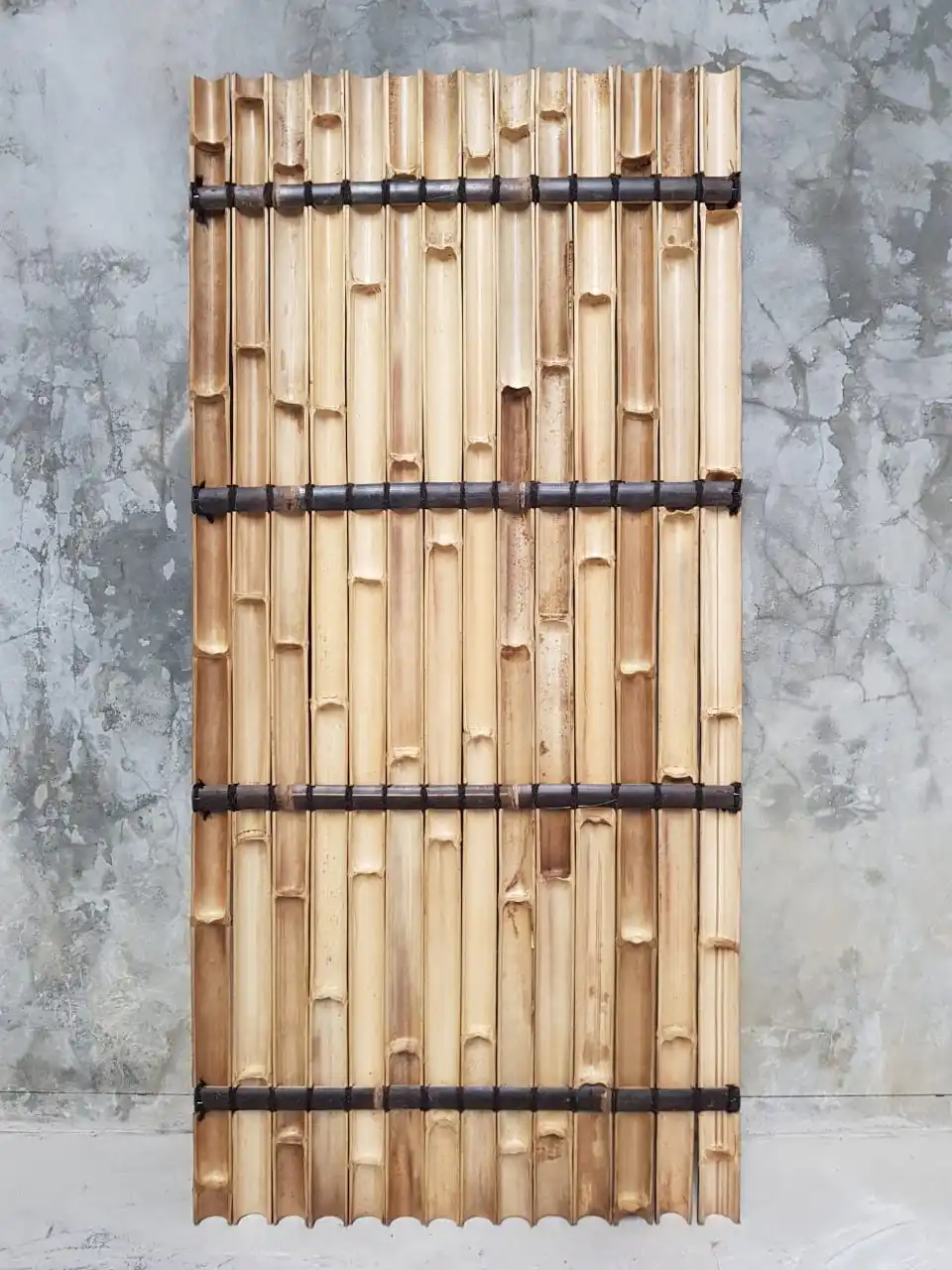 Black Bamboo Fence by panelindo