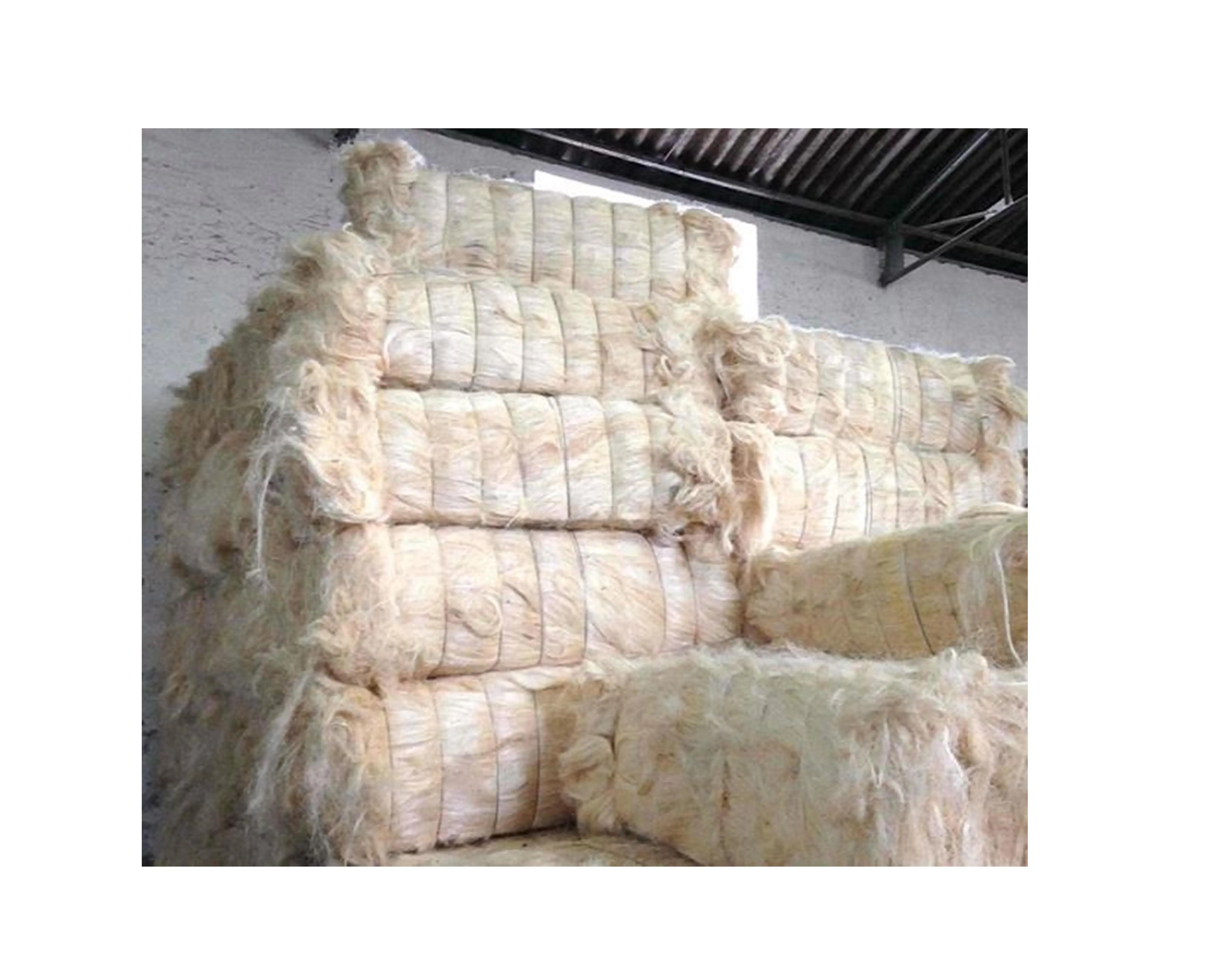 Sisal fiber about 90cm Eco-friendly sisal fiber used for Making Ceilings