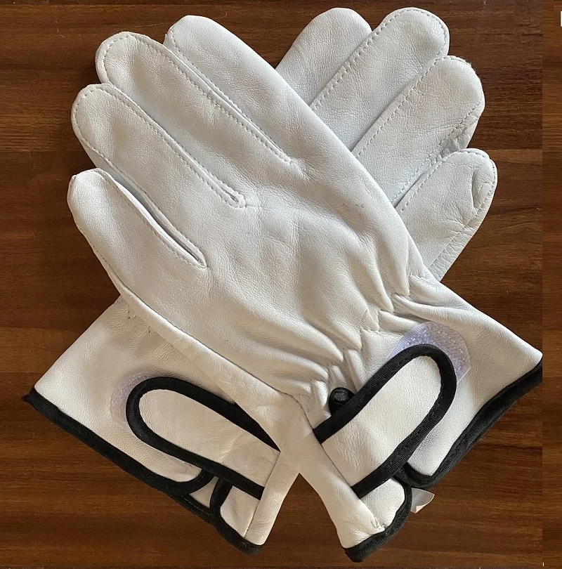 
Top grain goatskin sheepskin fully lined driver leather gloves 