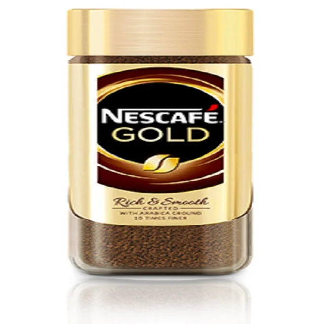 Смесь золотистого черного растворимого кофе NESCAFE, 200 г.