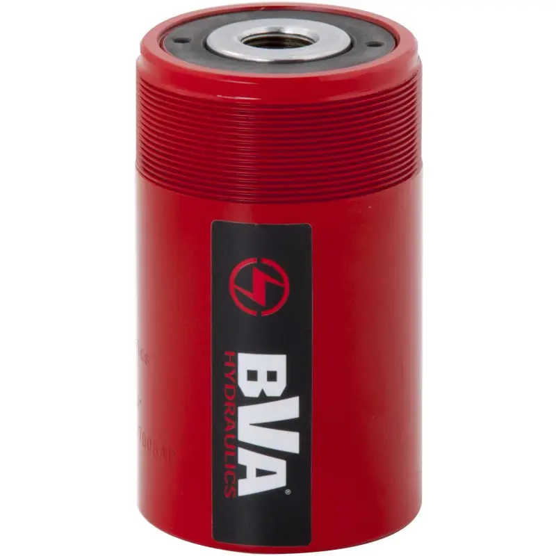 
HC1202T BVA 12 ton 41 mm 1.6 inch Stroke Single Acting Hollow Hole Plunger Hydraulic Cylinder Max Pressure 700 Bar 10000 Psi 