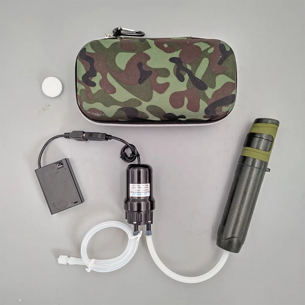 
camping trailer travel caravan hiking portable water filter 