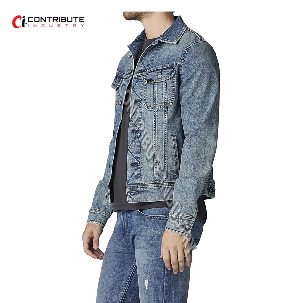 Denim Jackets Men Hot Selling Working Denim Suits Overalls Jackets for Men
