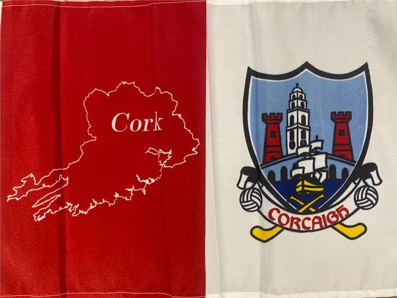 Gaa Hurling Gaelic flag custom printed logo high quality custom flags for outdoor activities