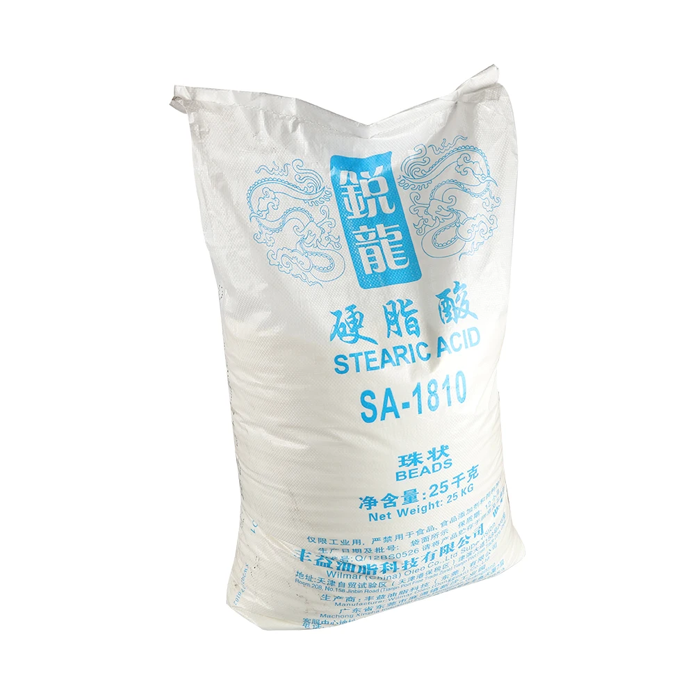 wholesale price stearic acid 200/400/800 in rubber cosmetic candle industry 1801 triple pressed stearic acid