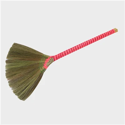 Broom, cleaning broom with handle, straw broom
