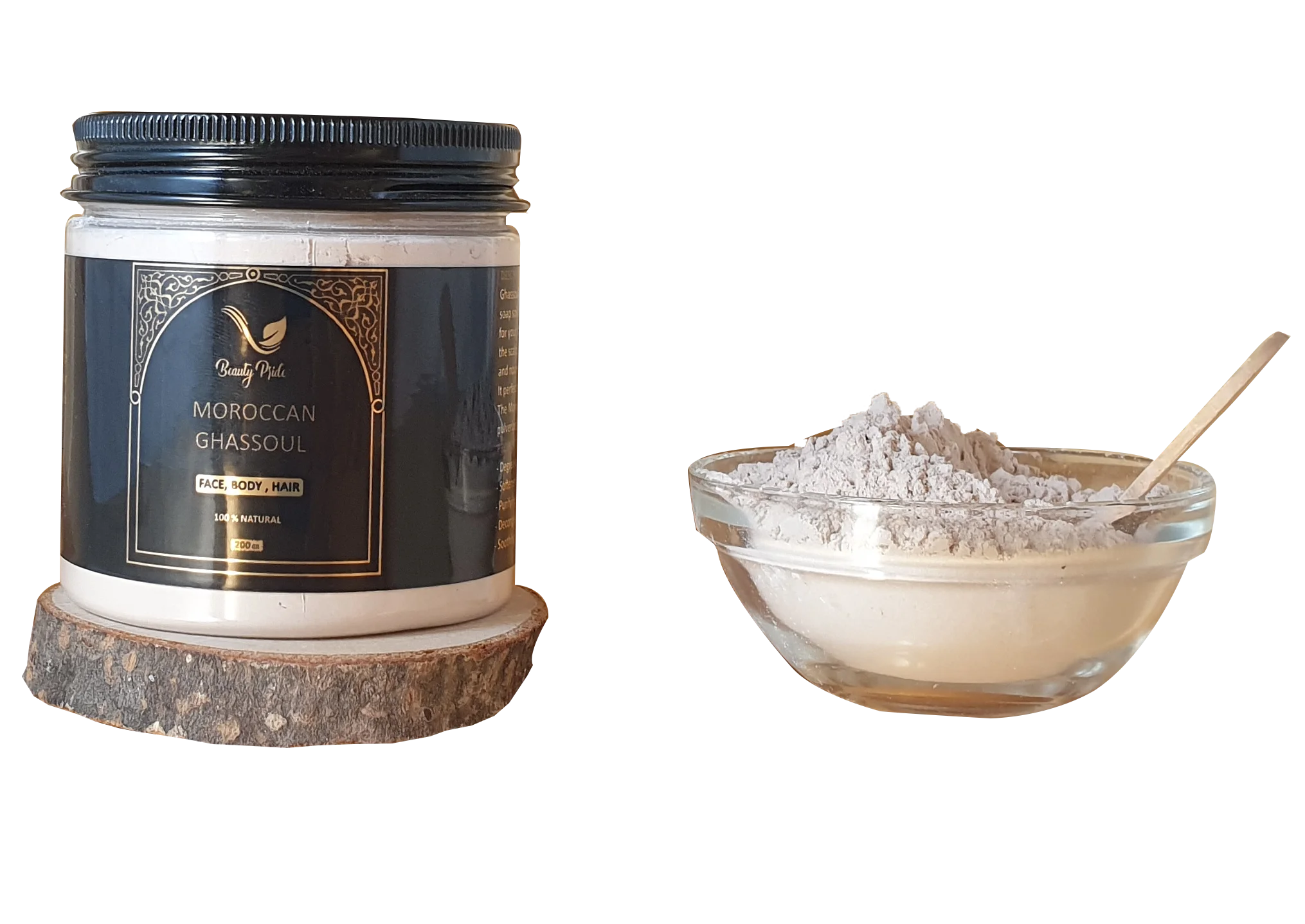 Moroccan Ghassoul Lava Clay _purified _face Body & Hair mask_ bulk