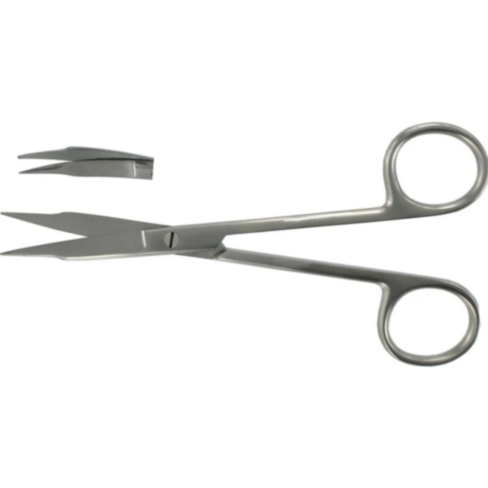  Goldman Fox зубчатое лезвие SuperCut изогнутые ножницы 12 5 см медицинские хирургические инструменты