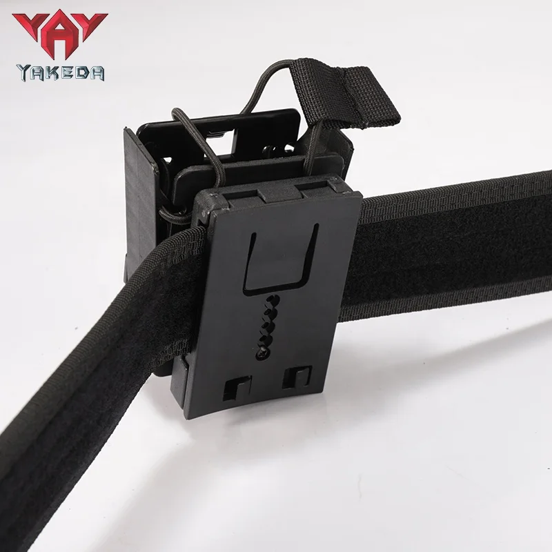 YAKEDA Tactical Gear Radio Pouch Duty Belt Accessories Patrol Molle Walkie-talkie Holder for Tactical Belt Tactical Equipment