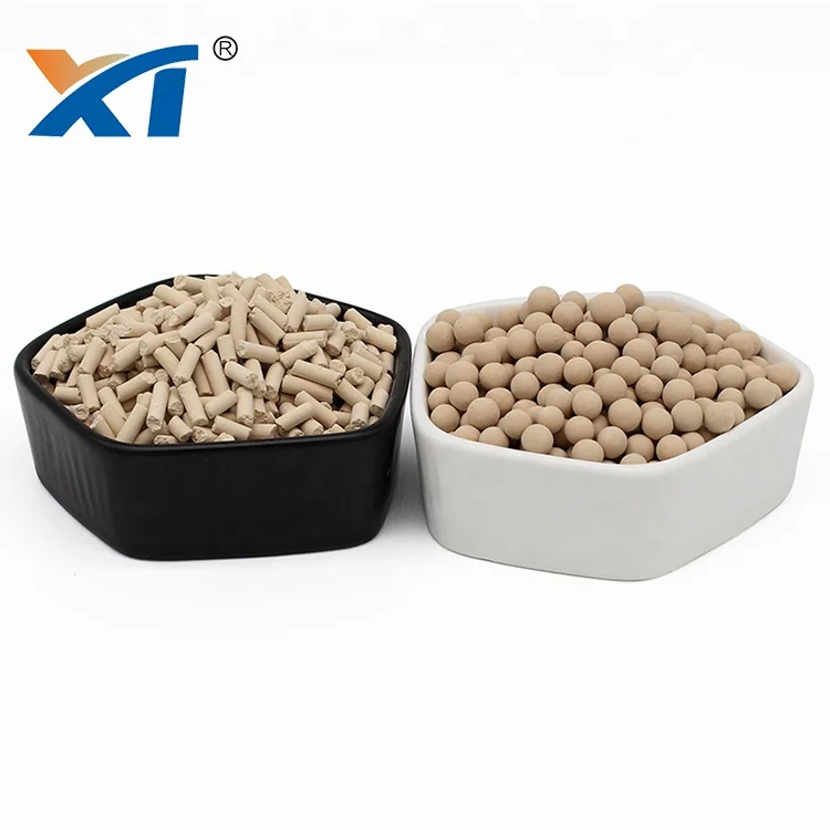 Заводская цена 1,7-2,5 мм 3-5 мм молекулярное сито цеолита 13x адсорбент для удаления сероводорода и меркаптана