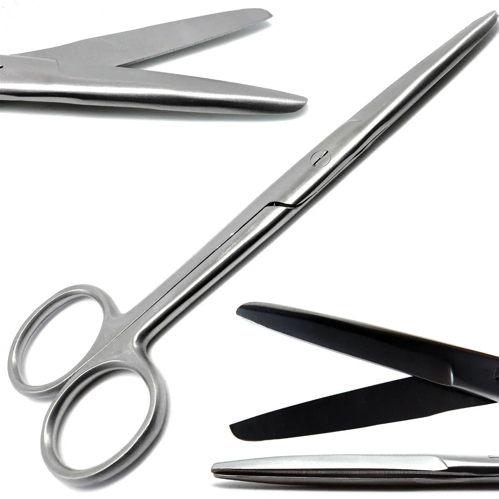 Рабочие ножницы безопасная точка Mayo из нержавеющей стали прямые рабочие