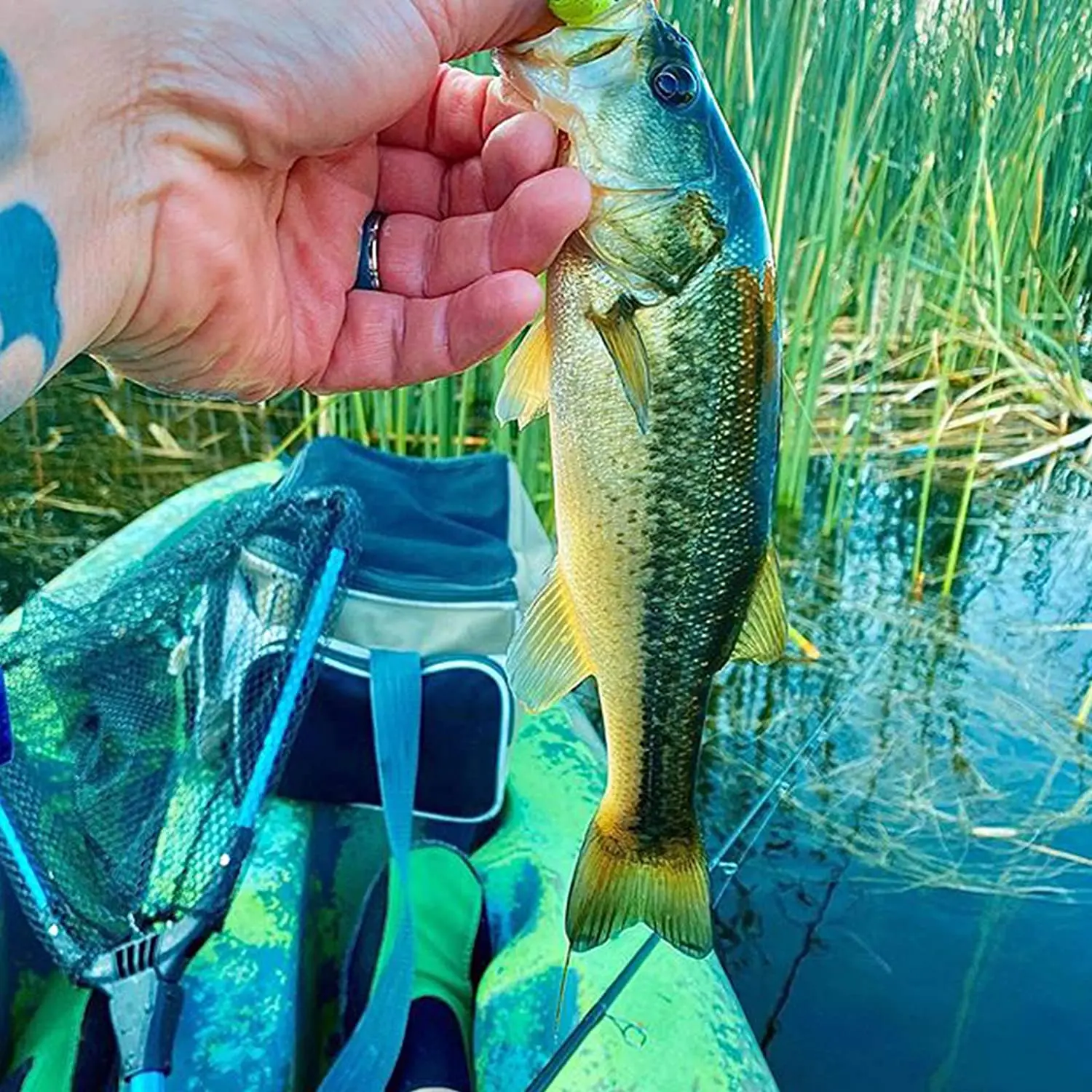 
Fishing Tools Kit-Fish Landing Net Fishing Pliers Gripper, Hook Remover, Hunting Accessories Fishing Gifts for Men 