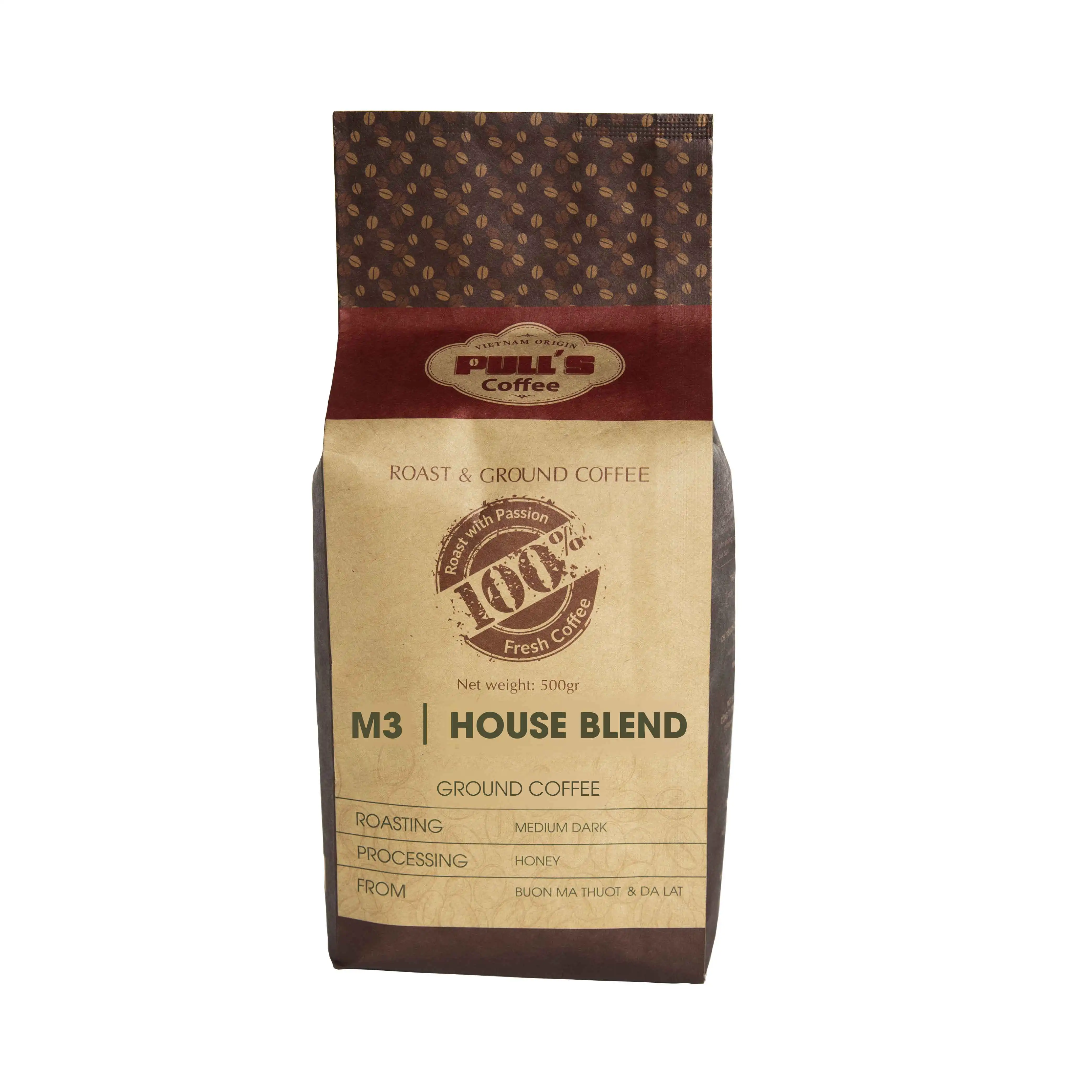 Ground Coffee M3 - Made in Vietnam Best Quality Mix Arabica Robusta Private label coffee Wholesale Coffee Machine Best Quality